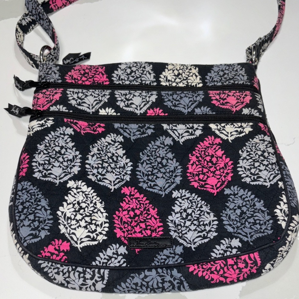 GUC Vera Bradley Triple Zip Hipster Crossbody handbag